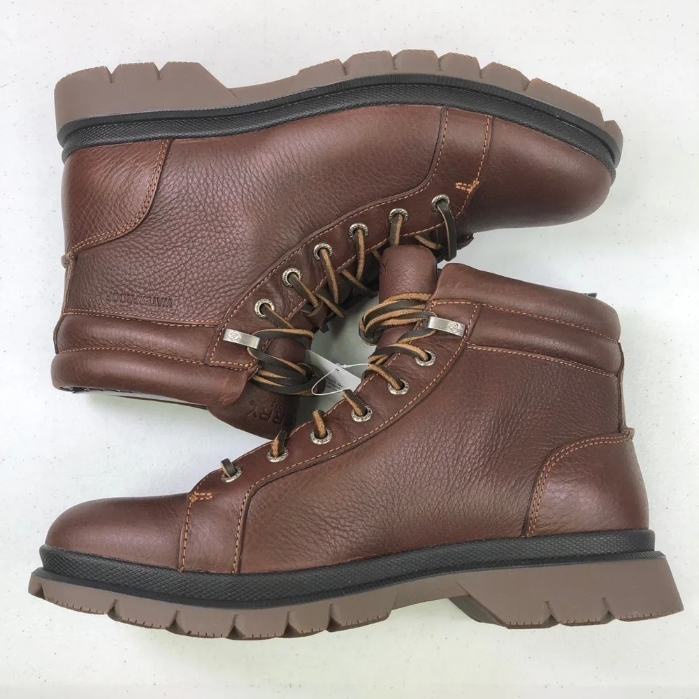 Sperry Watertown LTT Leather Boots Water-Resistant
